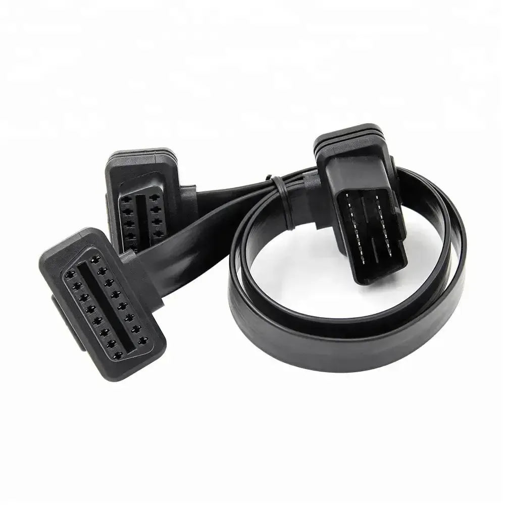 Universale Full 16-pin OBD2 Cavo di prolunga e splitter piatto 2 pezzi (30 cm)