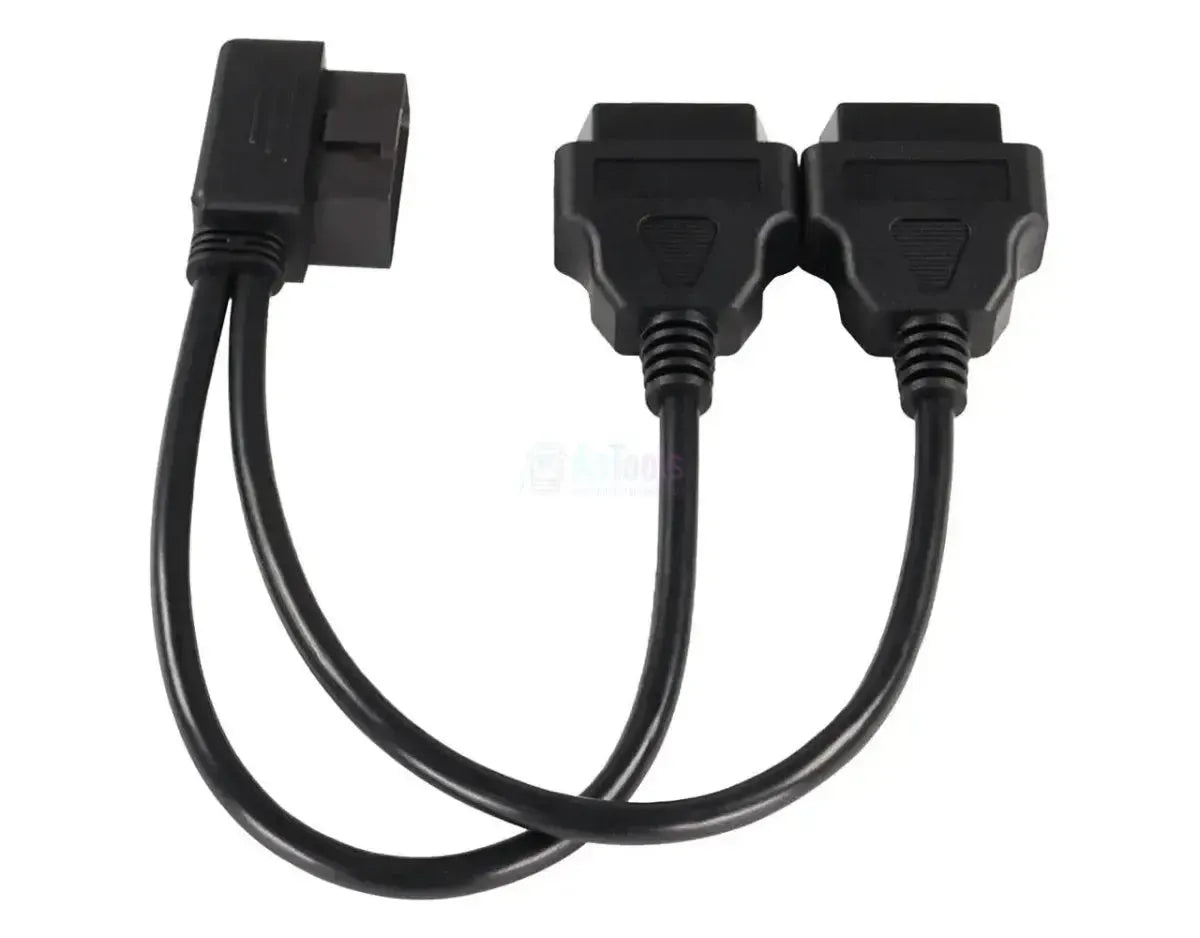 Cavo di prolunga e splitter universale piatto OBD2 a 16 pin 2 pezzi 30 cm