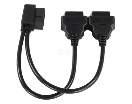 Cavo di prolunga e splitter universale piatto OBD2 a 16 pin 2 pezzi 30 cm