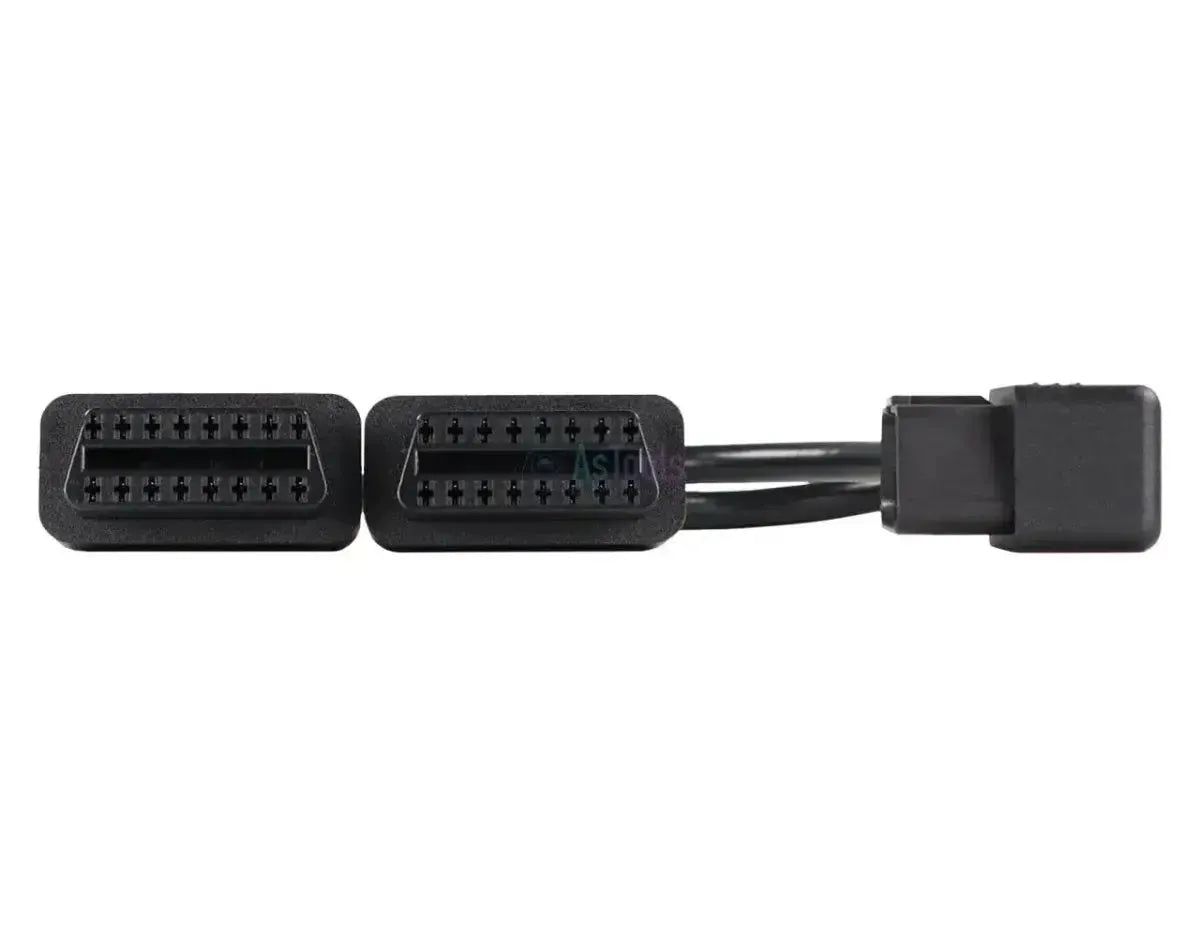 Cavo di prolunga e splitter universale piatto OBD2 a 16 pin 2 pezzi 30 cm