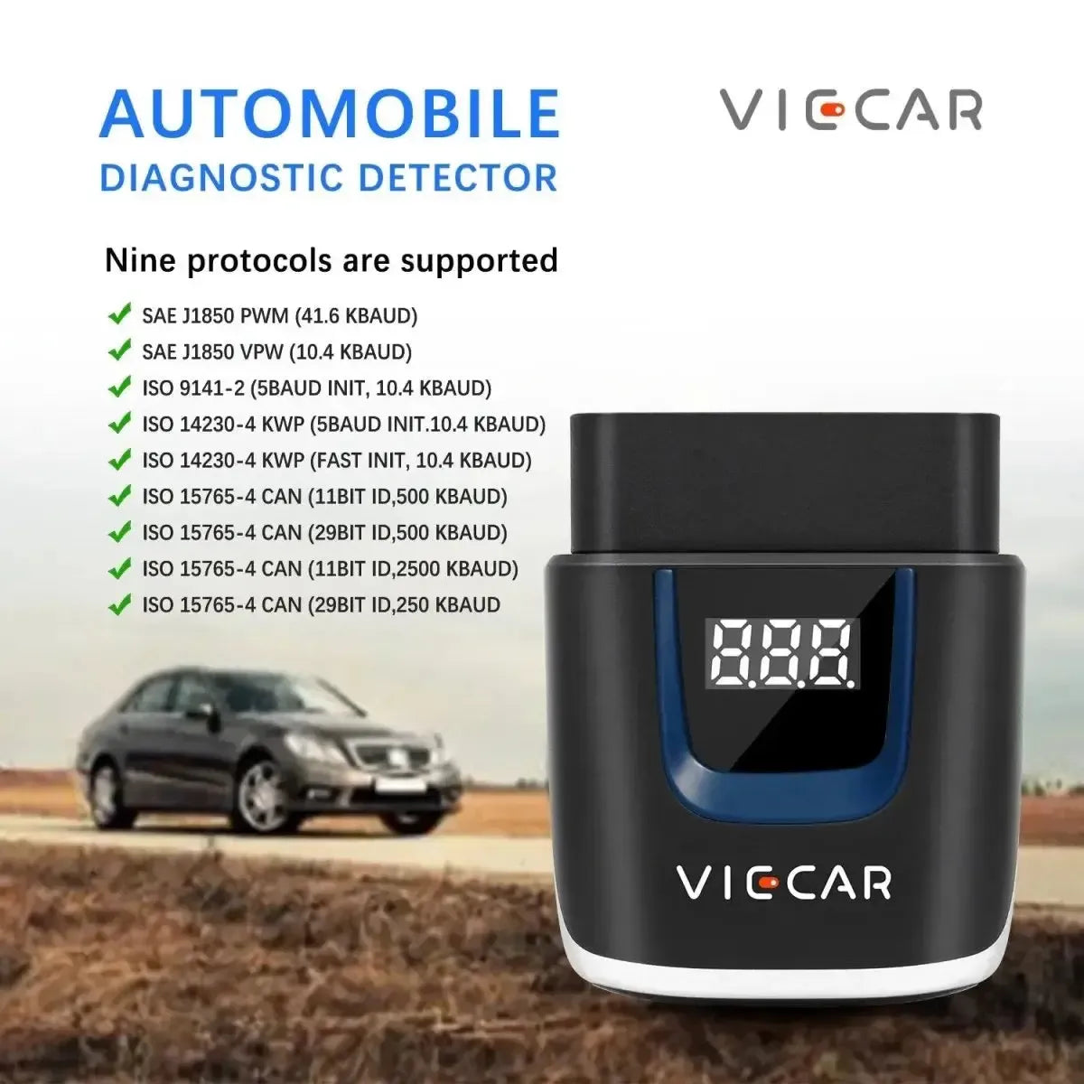 Viecar VP001 | Interfaccia ELM327 (Bluetooth 4.0)