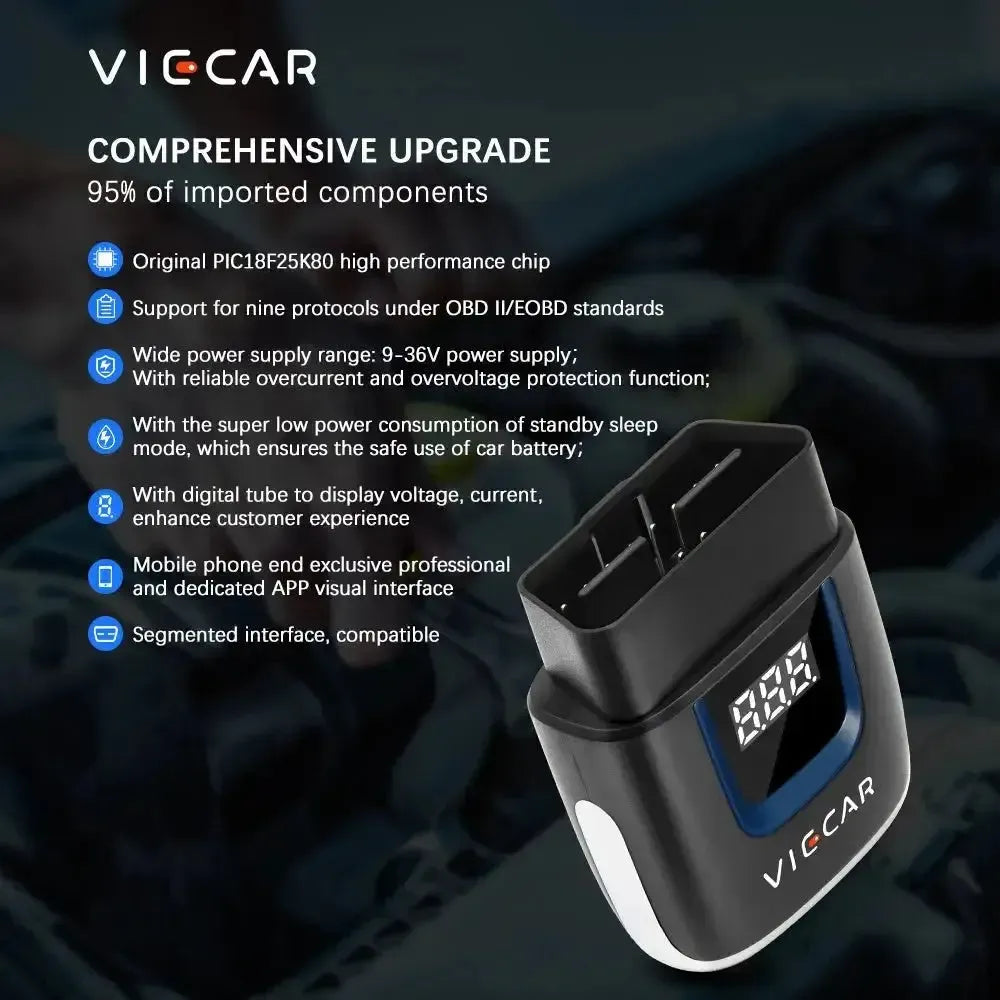 Viecar VP001 | Interfaccia ELM327 (Bluetooth 4.0)